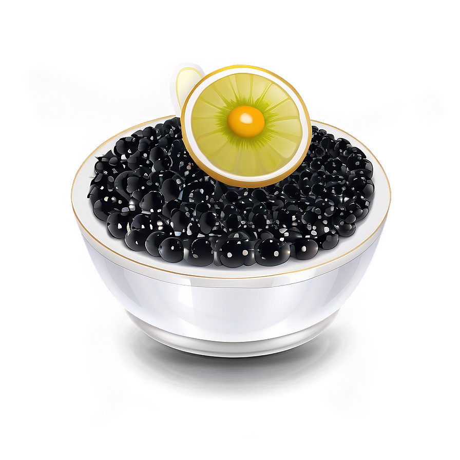 Traditional Caviar Service Png 06252024