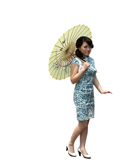 Traditional Chinese Dress Umbrella