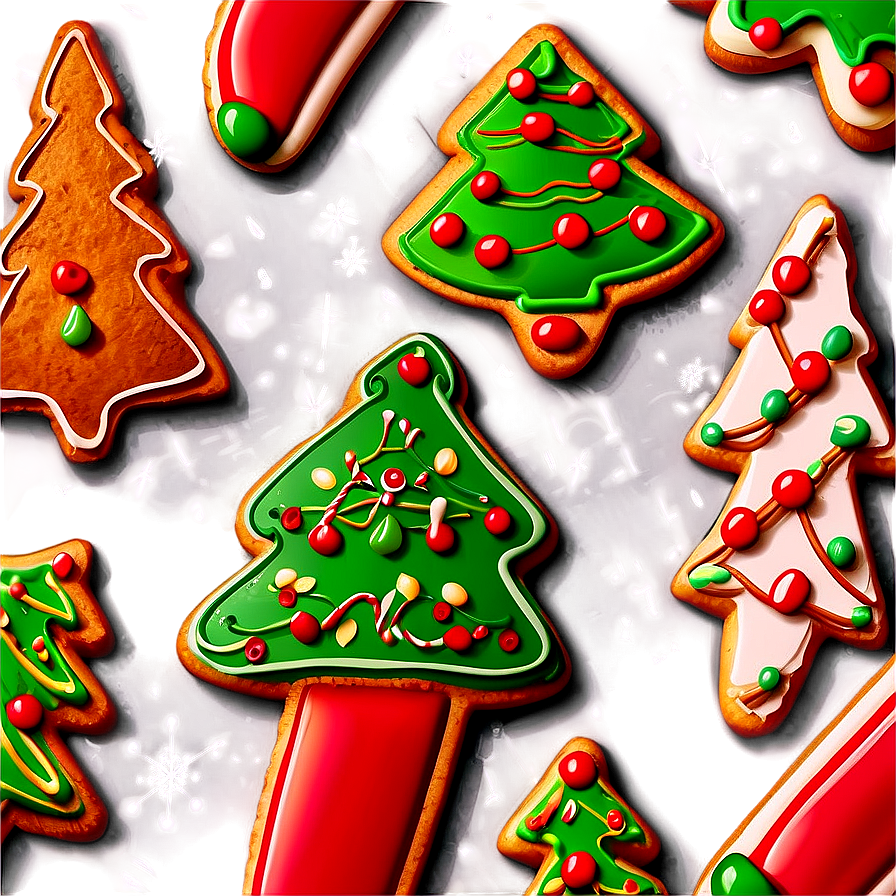 Traditional Christmas Cookie Designs Png Xed