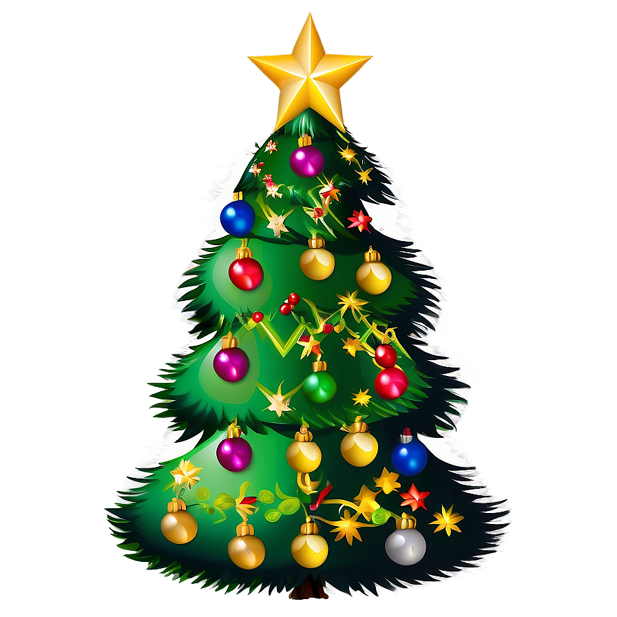 Traditional Christmas Tree Transparent Clipart Png Aqw