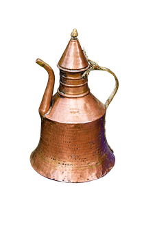 Traditional Copper Coffee Pot