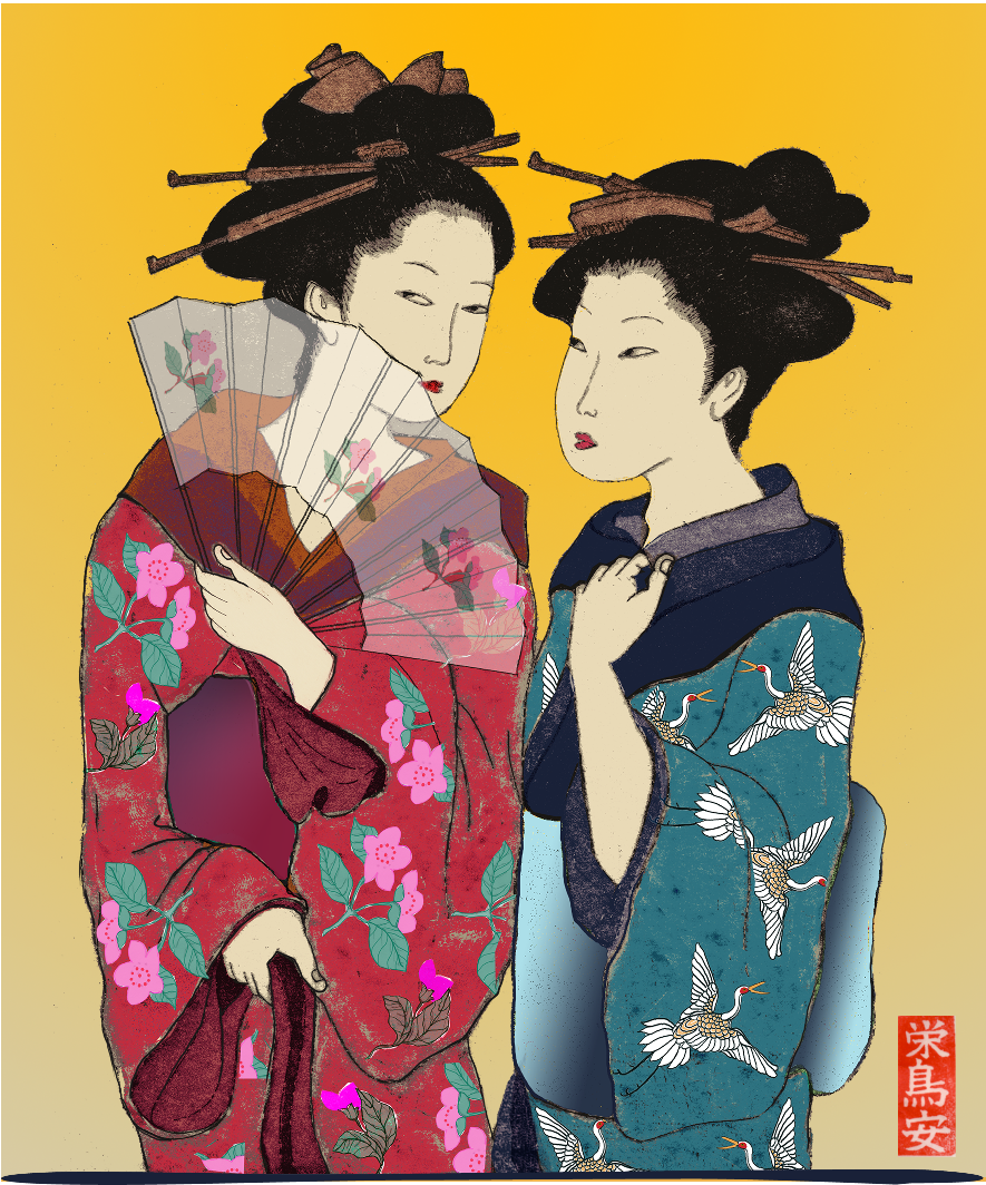 Traditional Geisha Artwork