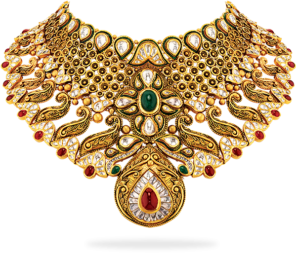 Traditional Gold Necklace Design