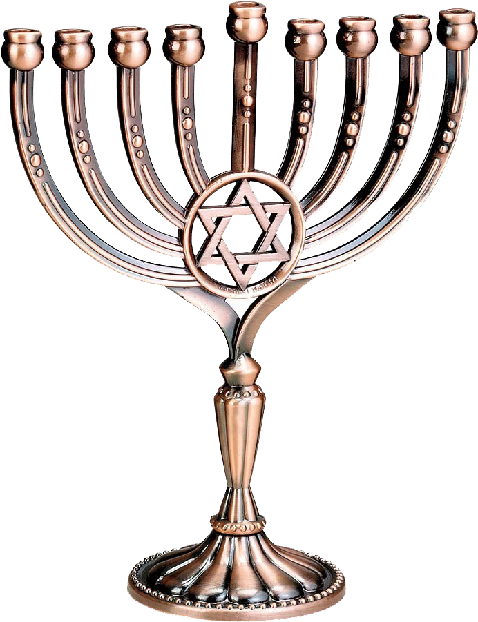 Traditional Hanukkah Menorah