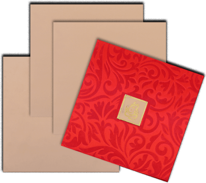 Traditional Hindu Wedding Invitation Card