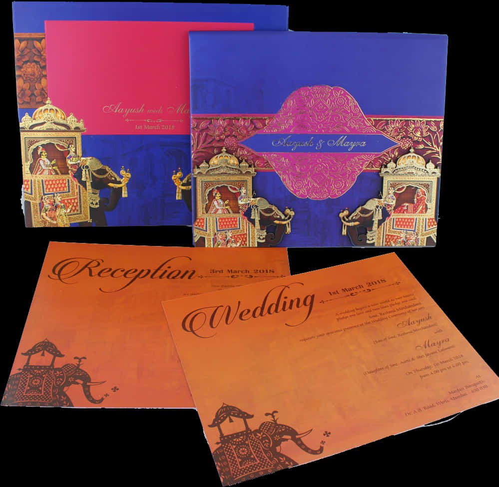 Traditional Indian Wedding Invitation Cards