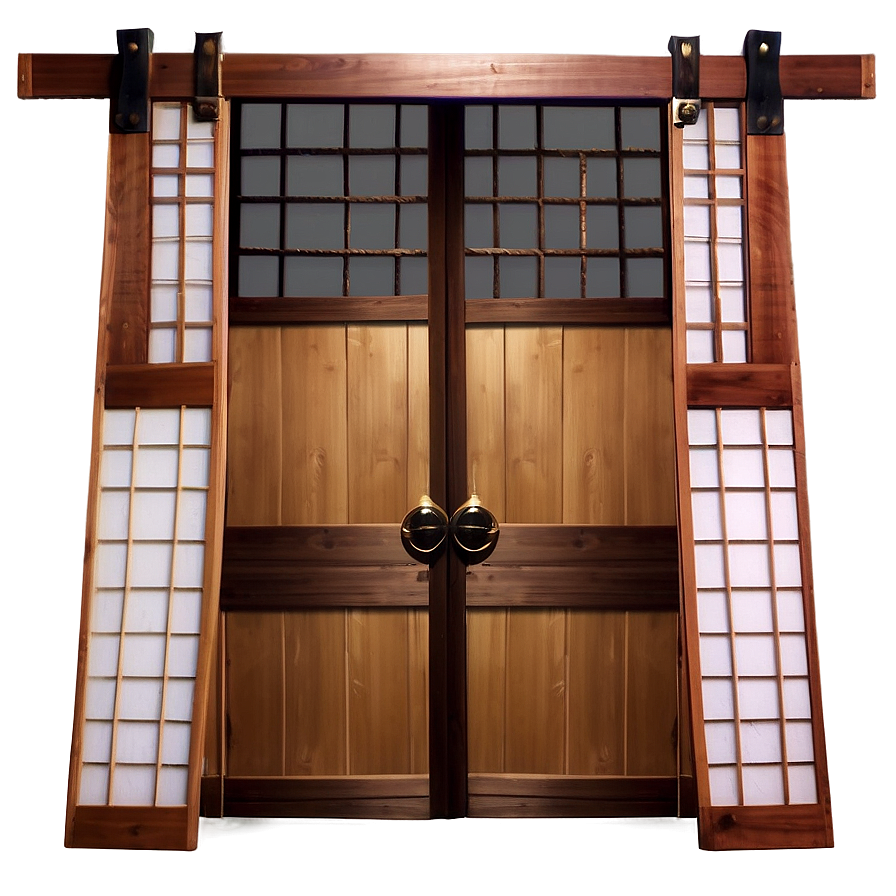 Traditional Japanese Door Png 05042024
