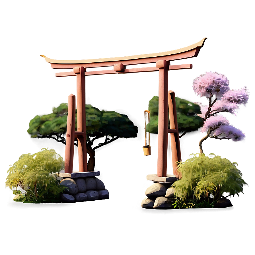 Traditional Japanese Garden Png Wby44