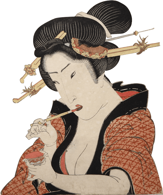 Traditional Japanese Geisha Artwork