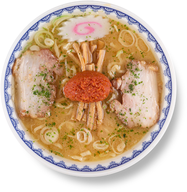 Traditional Japanese Ramen Bowl