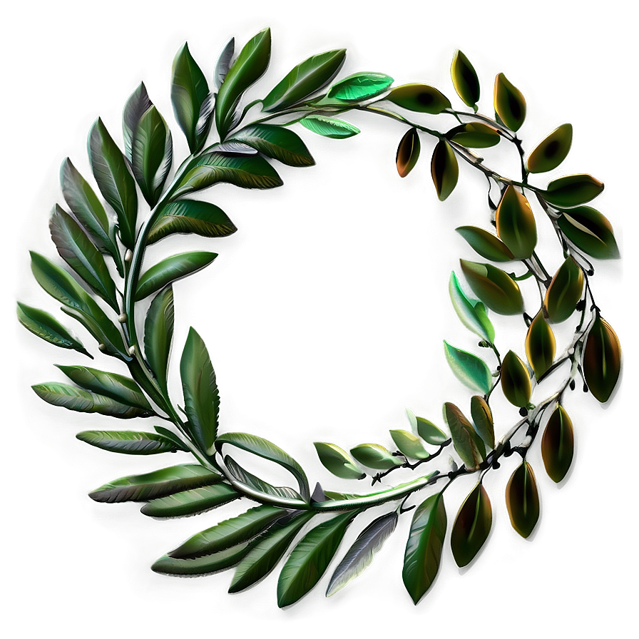 Traditional Laurel Wreath Png 95