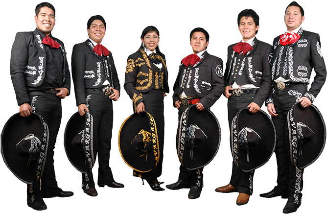 Traditional Mariachi Group Posing