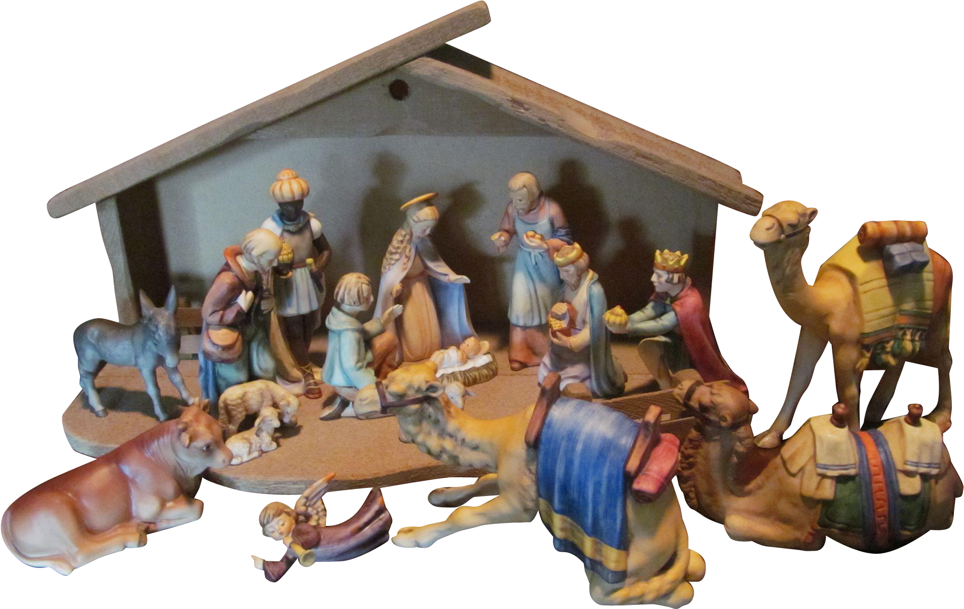 Traditional Nativity Scene Figurines