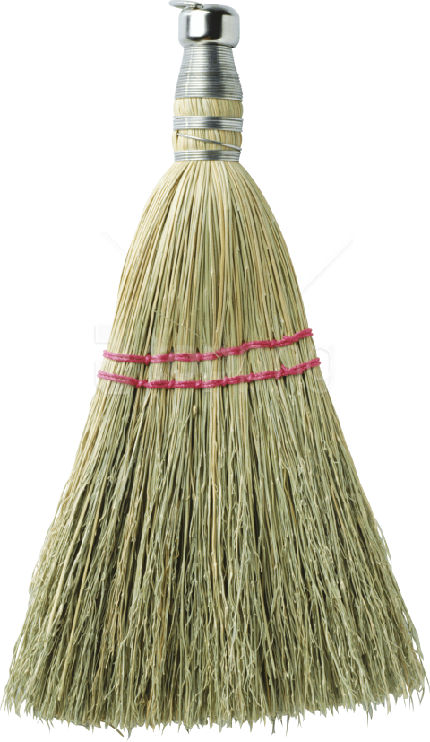 Traditional Natural Fiber Broom Image