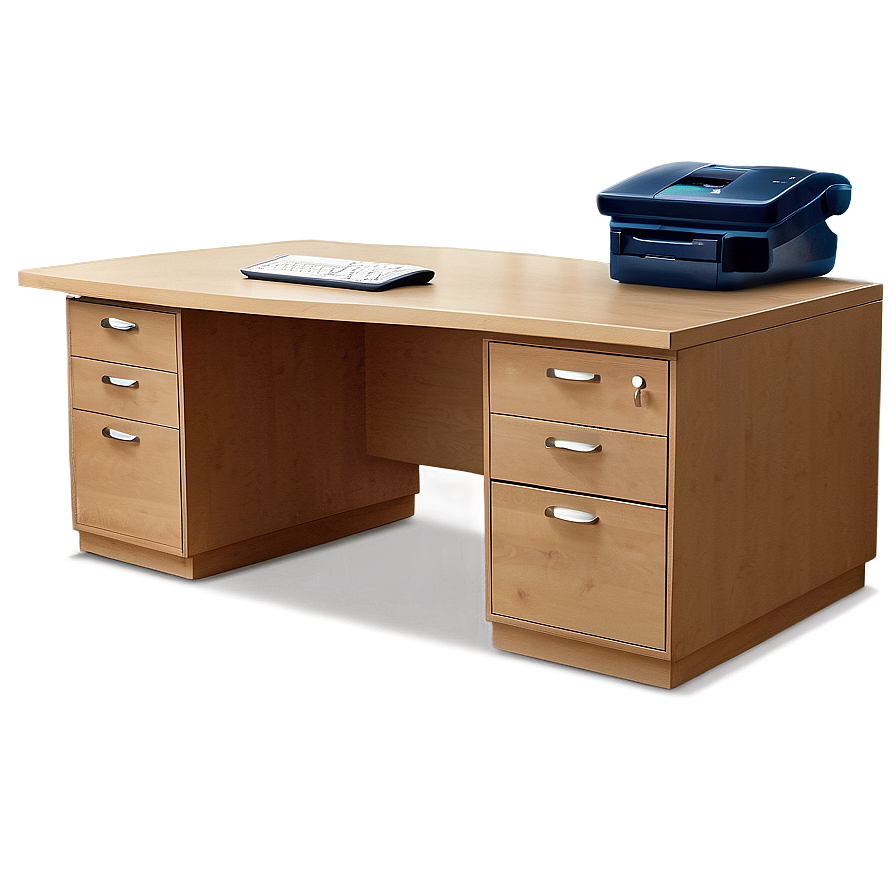 Traditional Office Desk Png 06122024