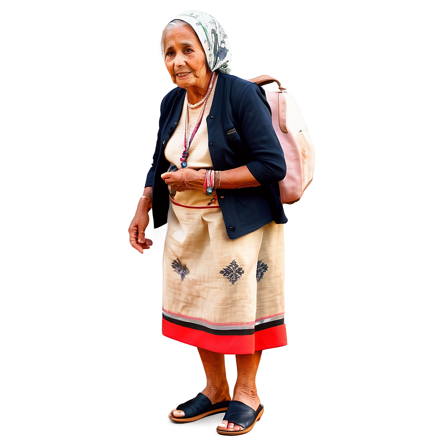 Traditional Old Lady Image Png Uoy