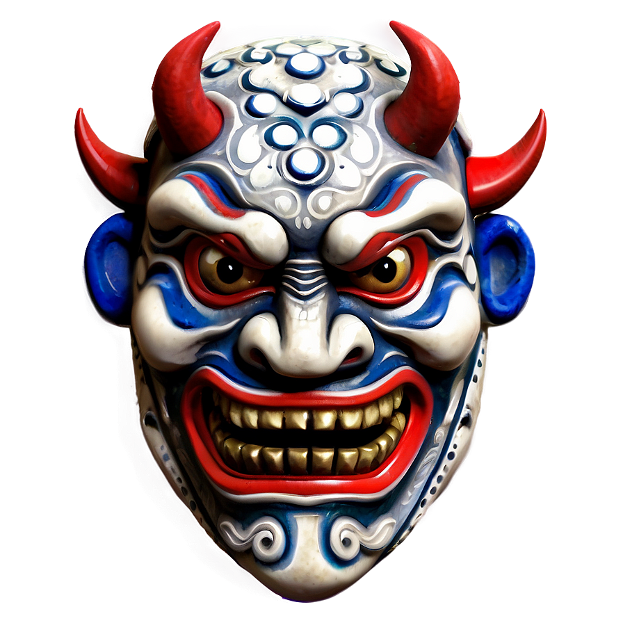 Traditional Oni Mask Png Ltc