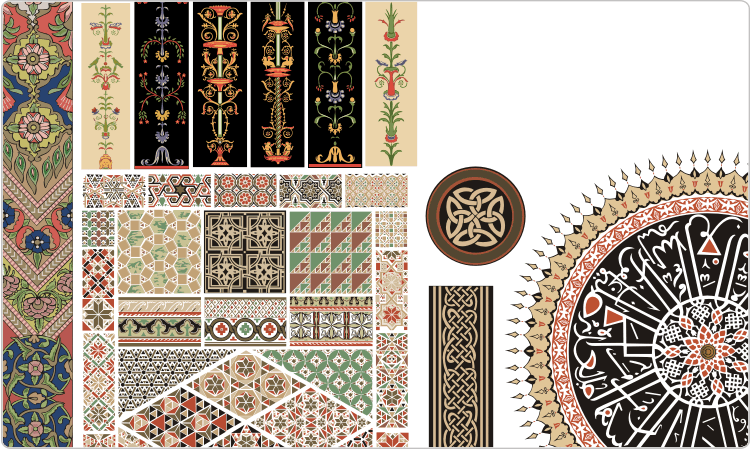 Traditional Ornament Vector Collection