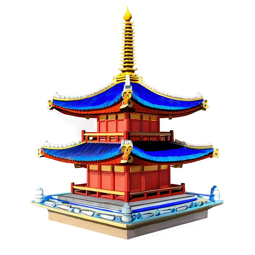 Traditional Pagoda Building Png 89