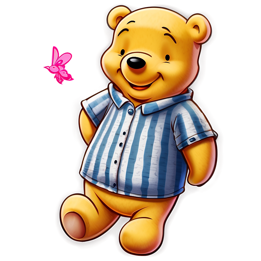 Traditional Pooh Bear Goodnight Png Yff