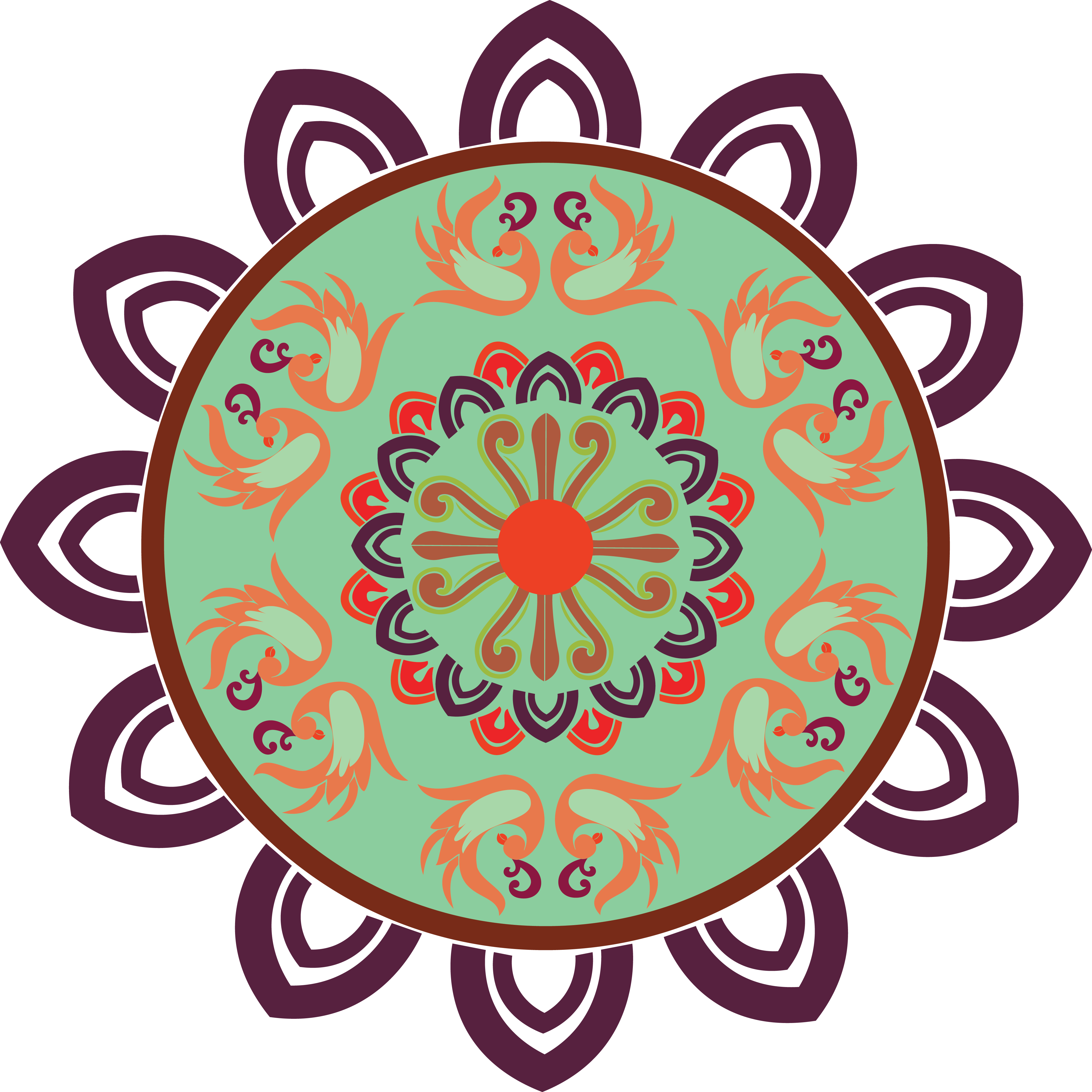 Traditional Rangoli Design Artwork