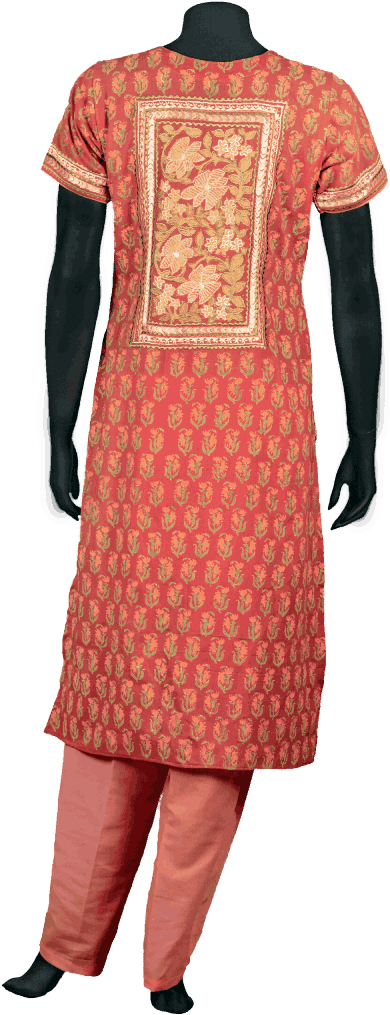 Traditional Red Salwar Suit Mannequin