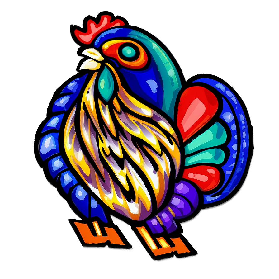 Traditional Rooster Emblem Png 98