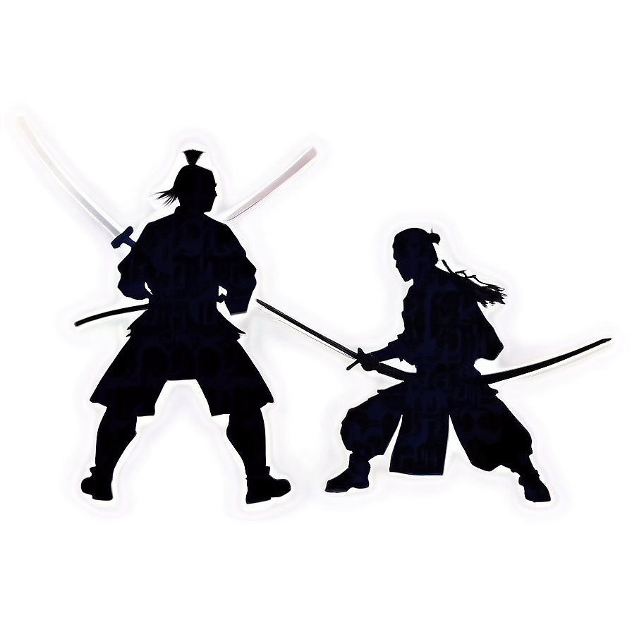 Traditional Samurai Silhouette Png Cfn37