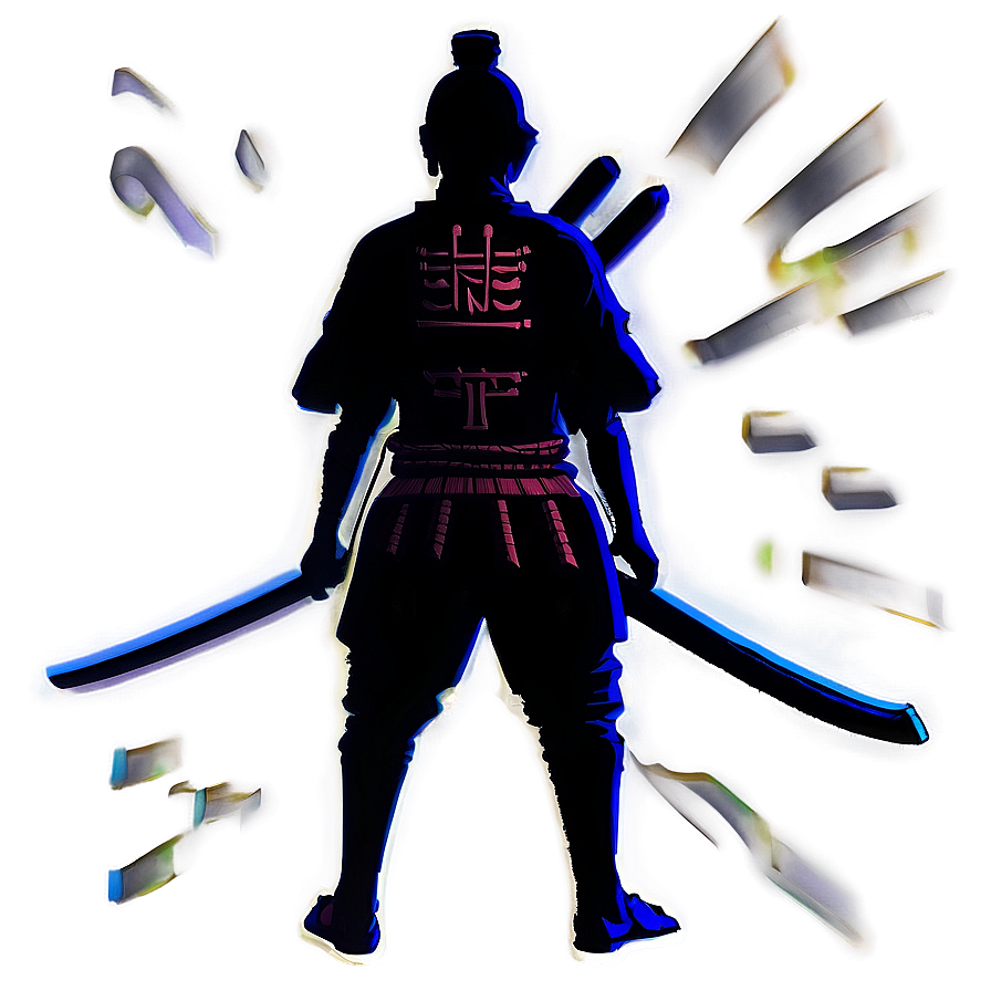 Traditional Samurai Silhouette Png Cjv45