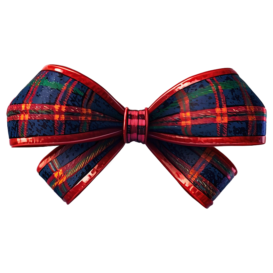 Traditional Tartan Bow Png 05042024