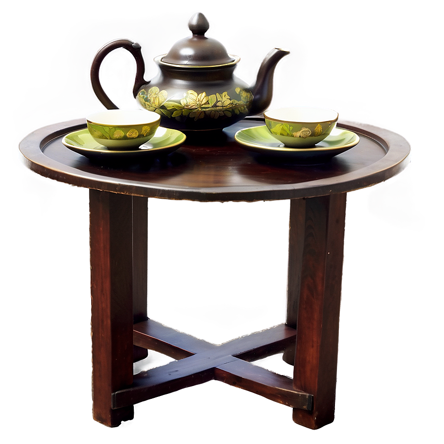 Traditional Tea Table Png 29