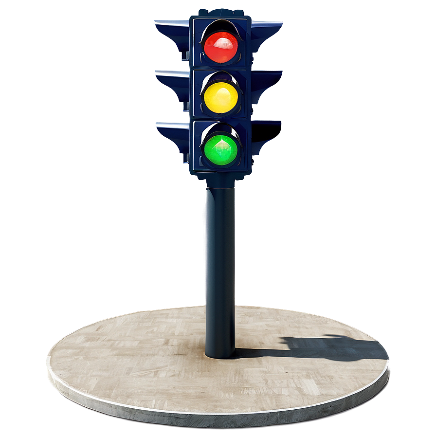 Traffic Light Pedestal Png 05242024