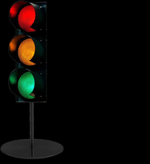 Traffic Lighton Black Background.jpg