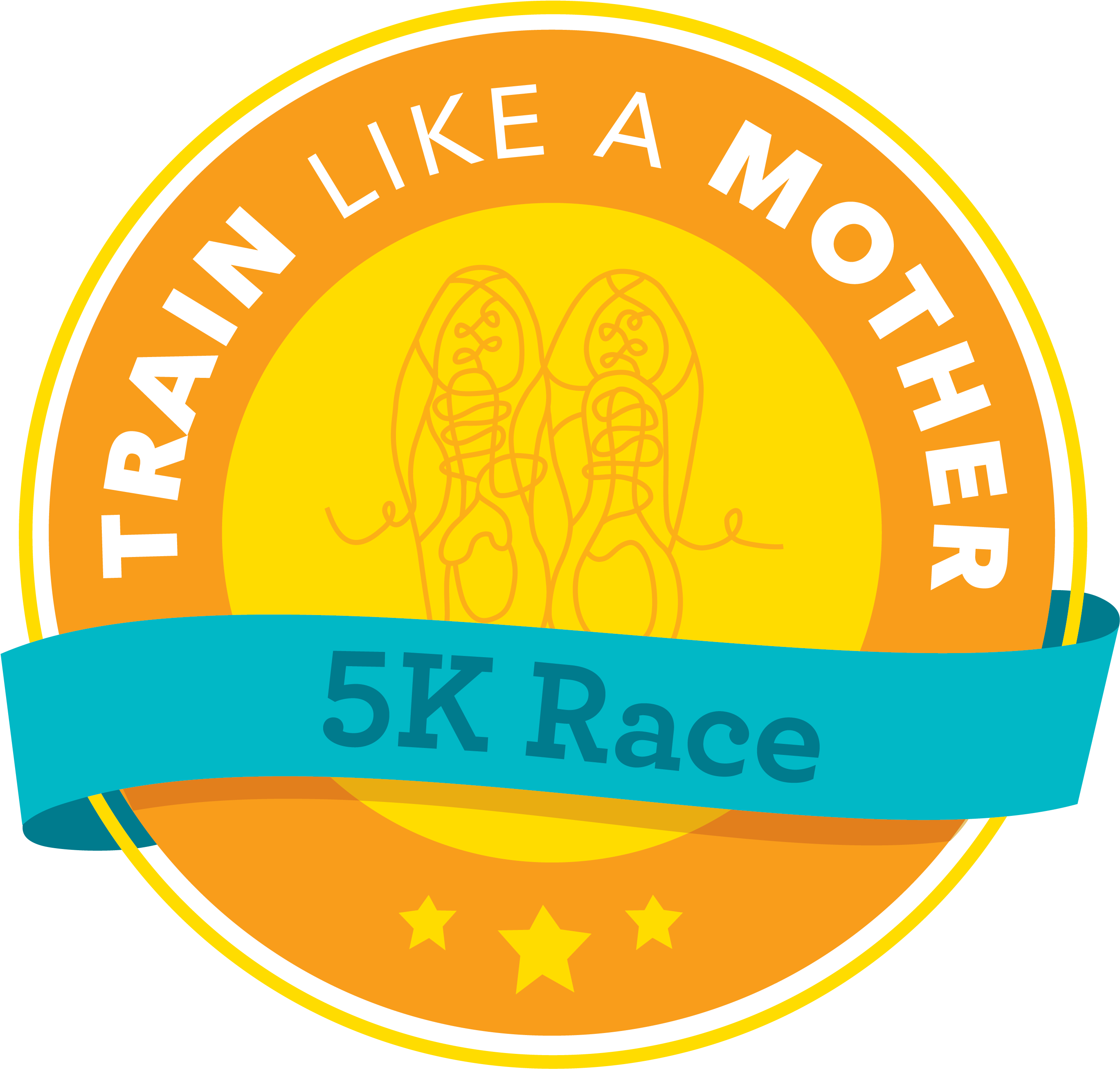 Train Like A Mother5 K Race Badge