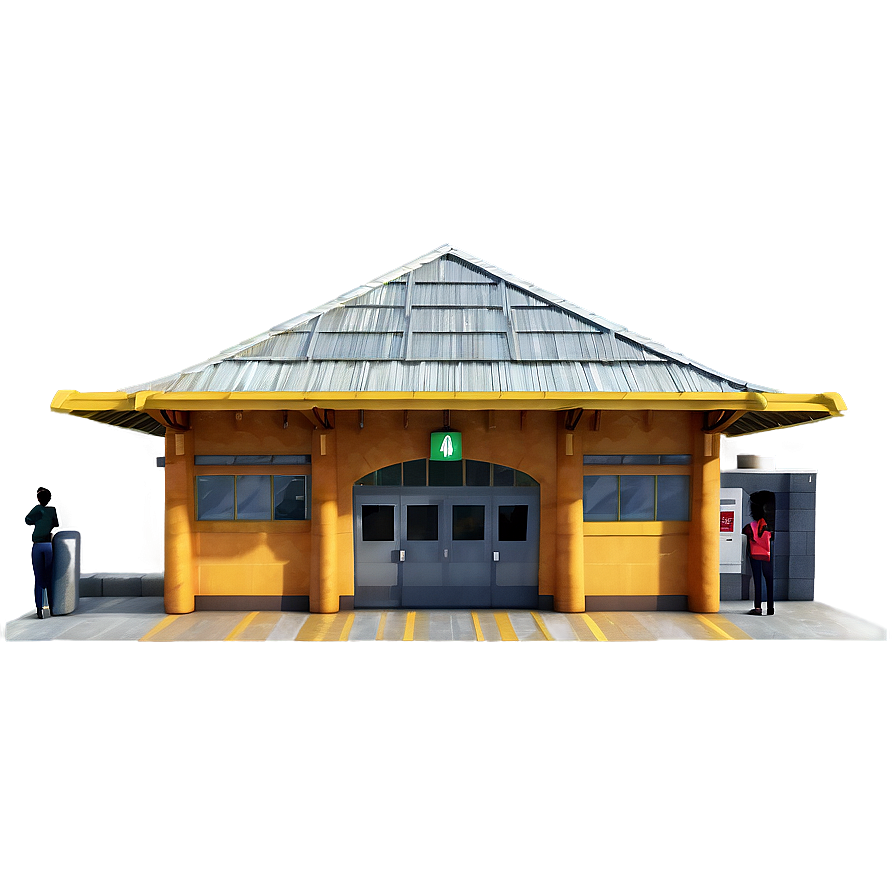 Train Station Entrance Png 06262024