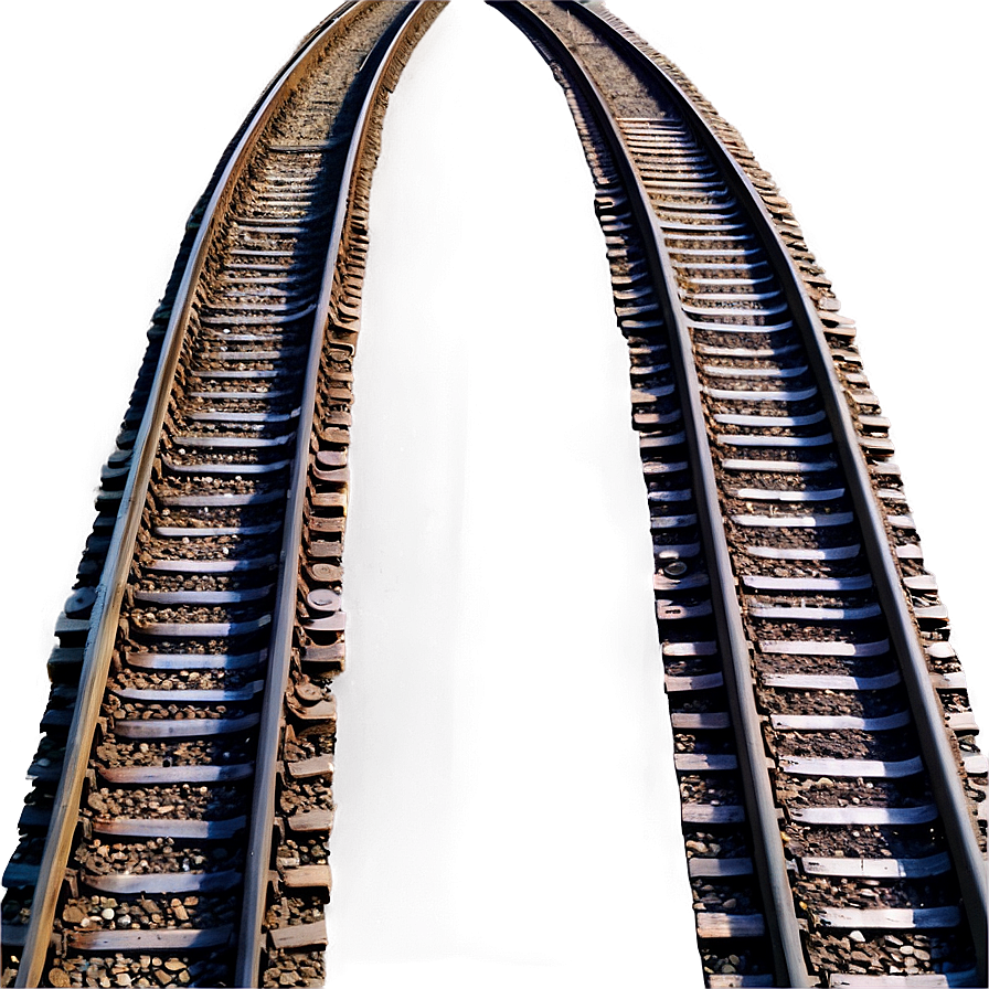 Train Tracks Aerial View Png 81