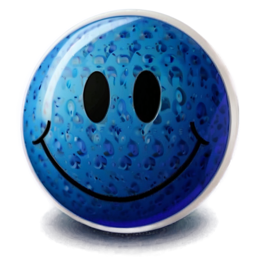 Tranquil Blue Happy Face Png Mnn29