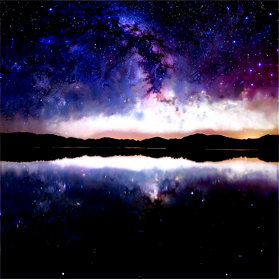 Tranquil Stardust Lake Png Hof39