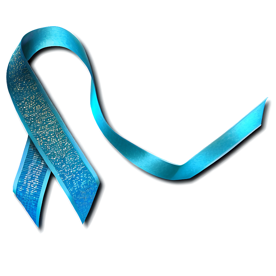 Transparent Background Teal Ribbon Png 69