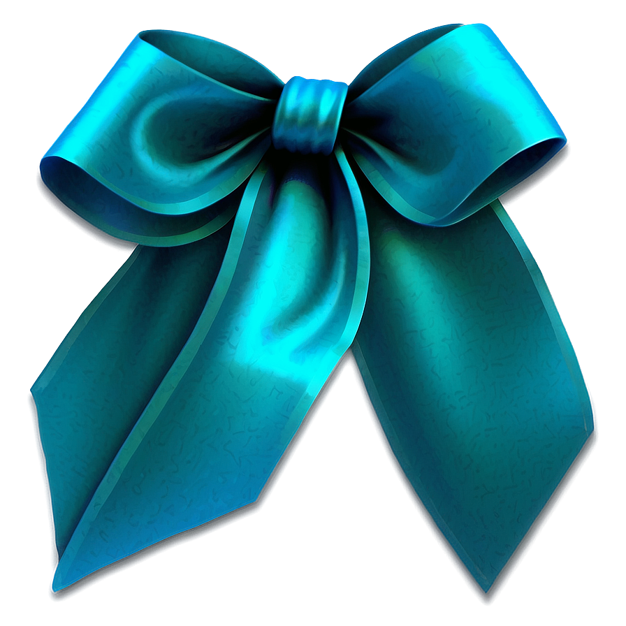 Transparent Background Teal Ribbon Png Ssr47