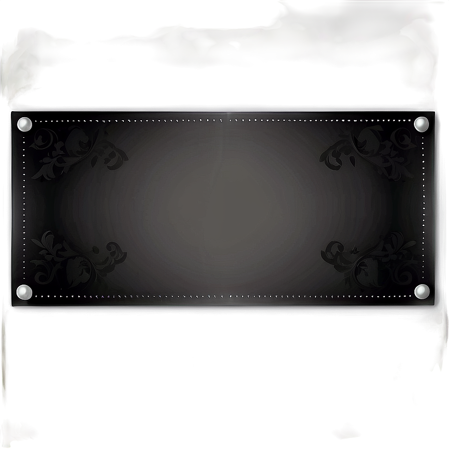 Transparent Black Banner Png Xbg4