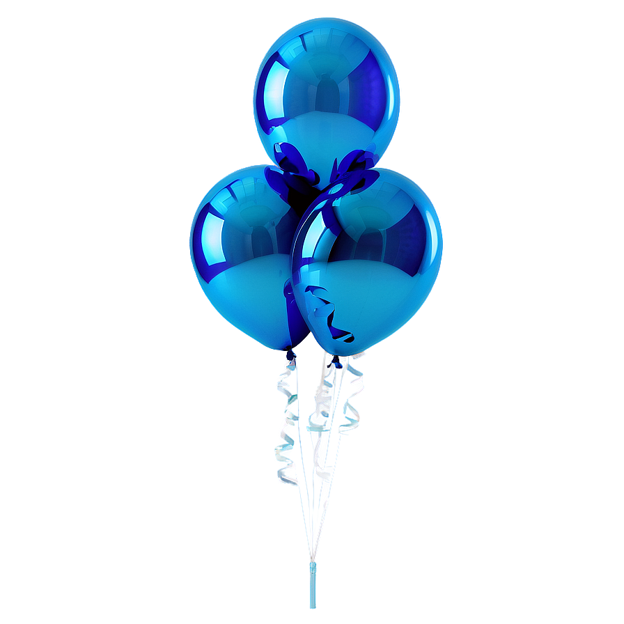 Transparent Blue Balloons Png Ukr