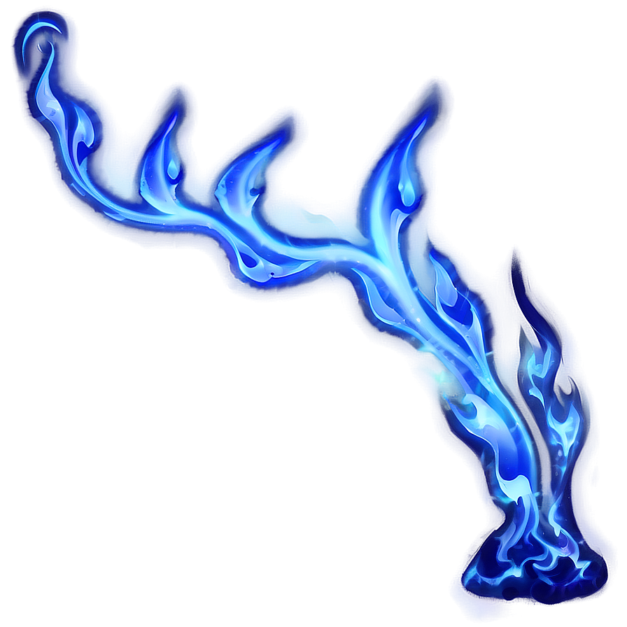 Transparent Blue Fire Png 05262024