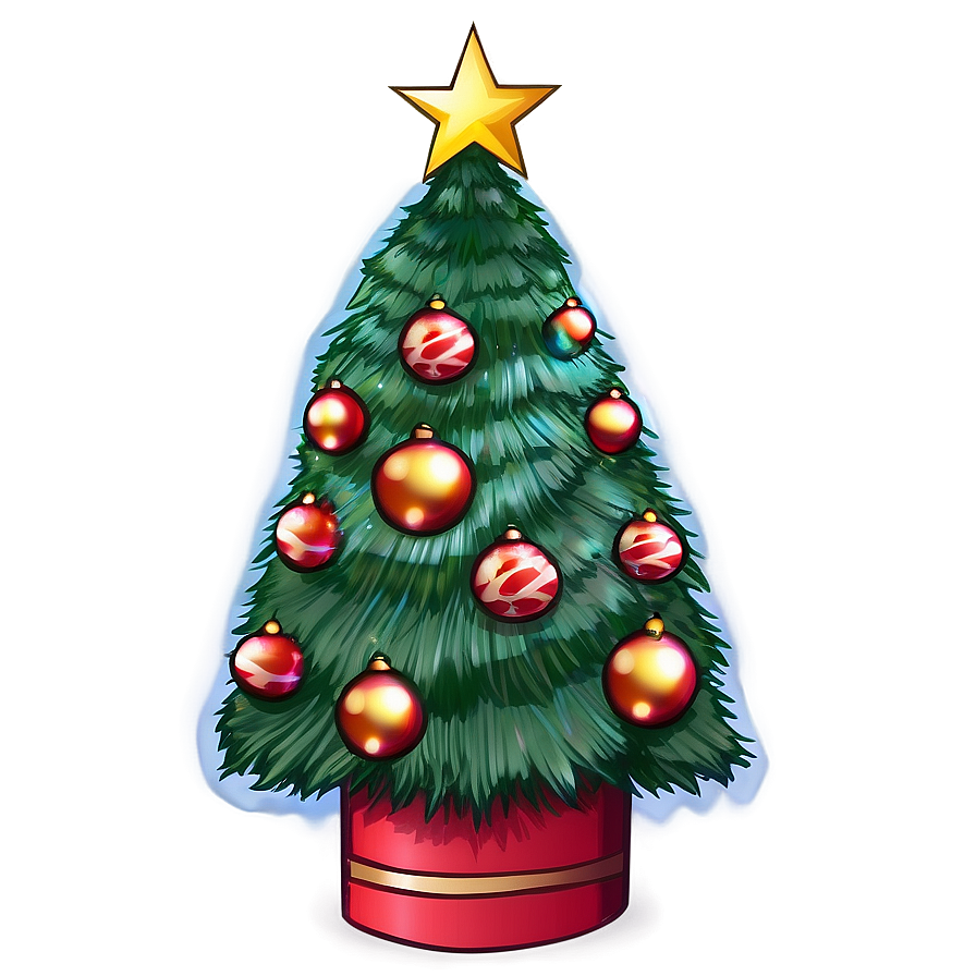 Transparent Christmas Tree Sketch Png 05262024