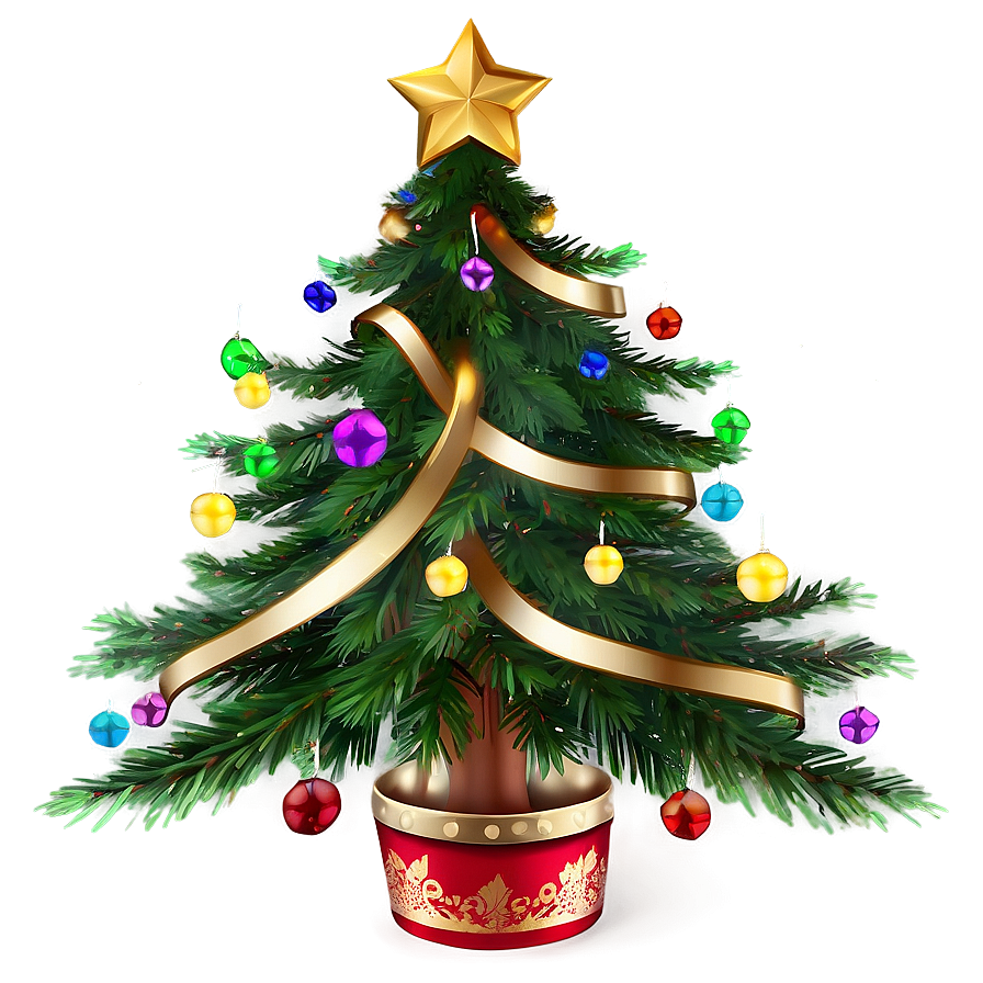 Transparent Christmas Tree Top View Png Uop52