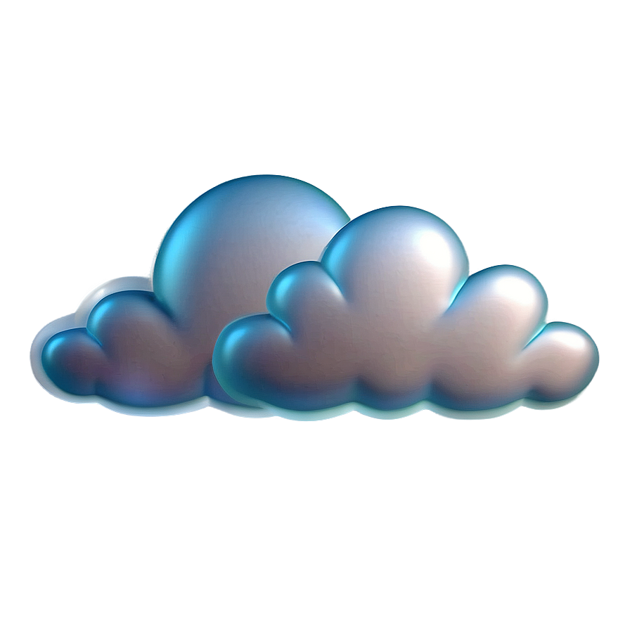 Transparent Cloud Emoji Png 06272024