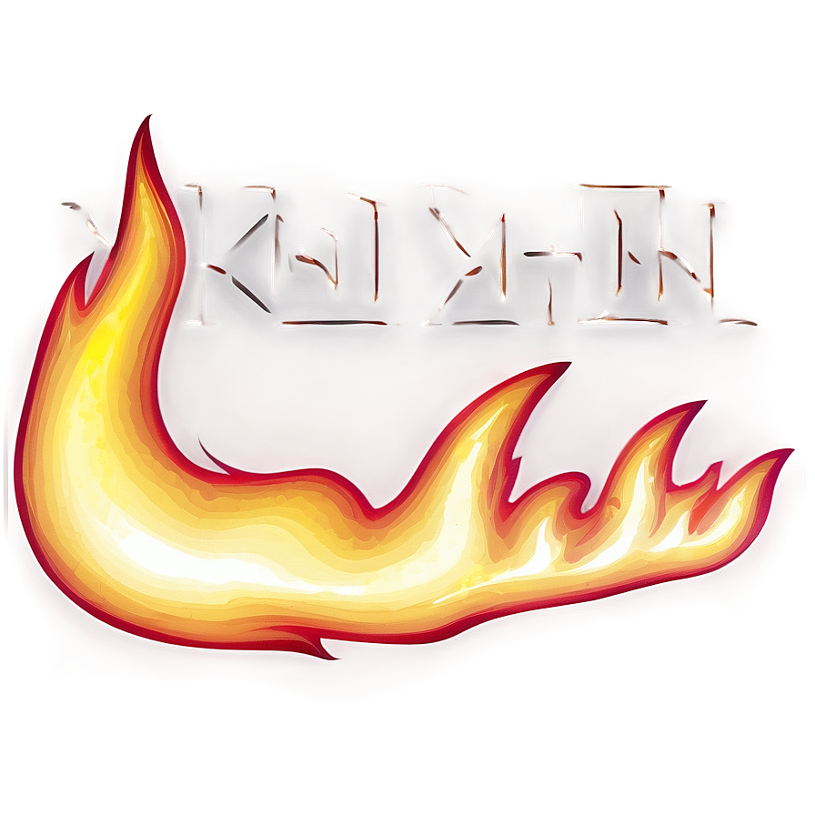 Transparent Fire Text Png 32