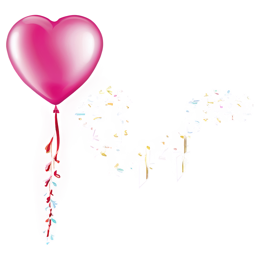 Transparent Heart Balloon Png Yke