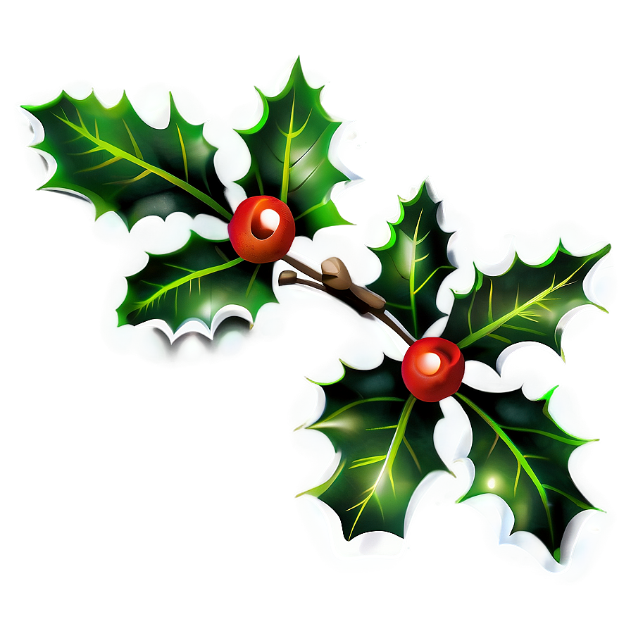 Transparent Holly Png 05252024