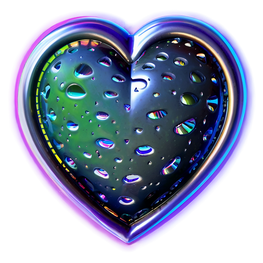 Transparent Neon Heart Png Cfg